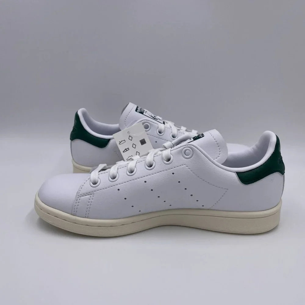 Adidas Stan Smith White / Green Womens Shoes - Picture 2 of 8